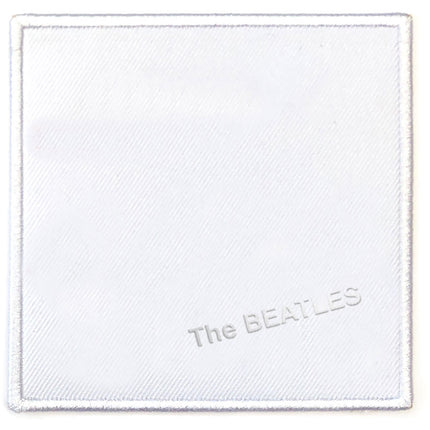 The Beatles White Album Cover Printed Cotton Iron On Standard Patch
