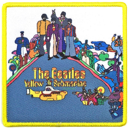 The Beatles Yellow Submarine Album Cover Printed Cotton Iron On Standard Patch