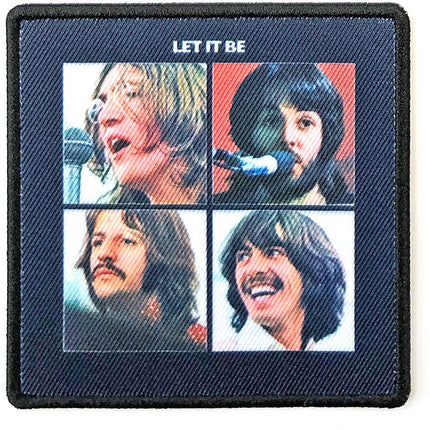 The Beatles Let It Be Album Cover Printed Cotton Iron On Standard Patch