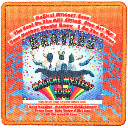 The Beatles Magical Mystery Tour Album Cover Printed Cotton Iron On Standard Patch