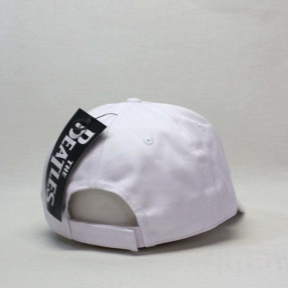 Pop Embroidered Low Profile Baseball Cap - 100% Brushed Cotton Twill, Adjustable Strap, Unstructured (Black) - View #6
