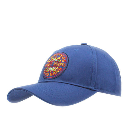 The Beatles Sgt Pepper Drum Unisex Cotton Adjustable Baseball Cap Mid Blue