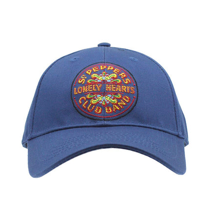 The Beatles Sgt Pepper Drum Unisex Cotton Adjustable Baseball Cap Mid Blue