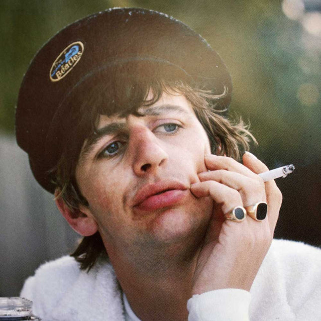 The Beatles Help! Unisex Corduroy Hat Oval Logo Navy
