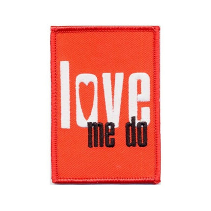 The Beatles Love me do Cotton Iron On Standard Woven Patch