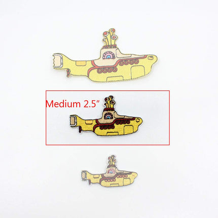 The Beatles Yellow Submarine Cotton Iron On Standard Woven Patch - Medium