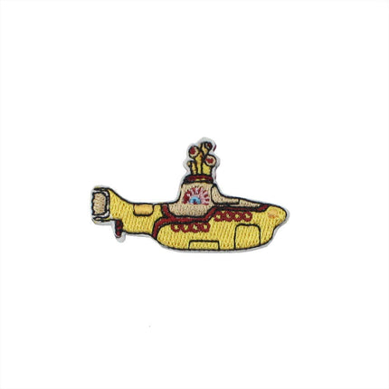 The Beatles Yellow Submarine Cotton Iron On Standard Woven Patch - Small