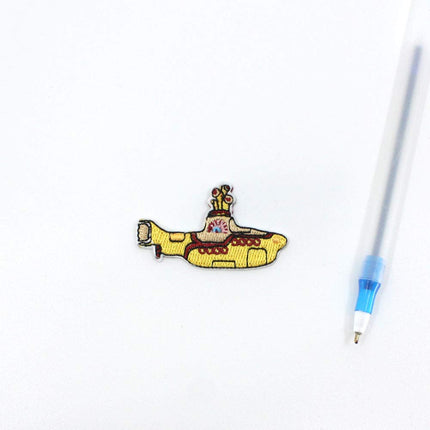 The Beatles Yellow Submarine Cotton Iron On Standard Woven Patch - Small