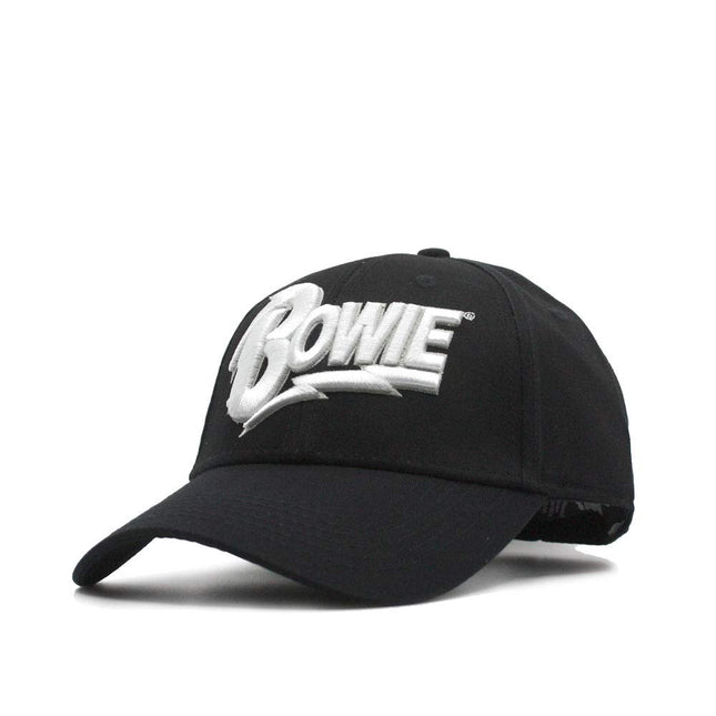 David Bowie Embroidered White Flash Logo Unisex Cotton Adjustable