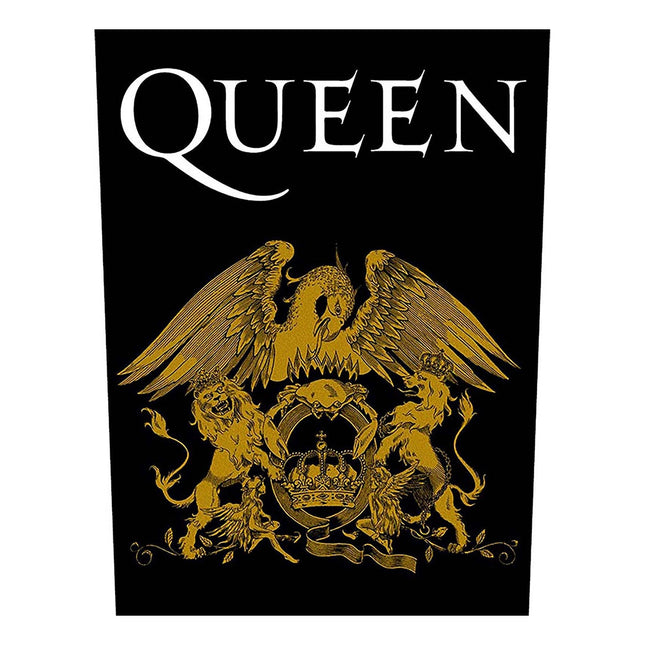 Queen Classic Rock Back Patch - Crest
