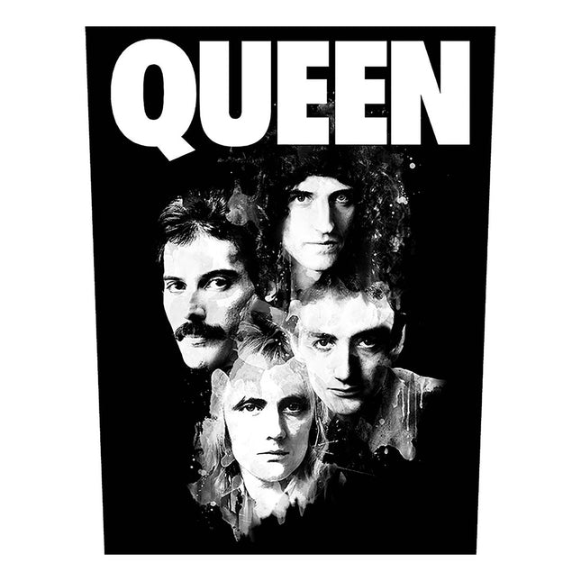 Queen Classic Rock Back Patch - Faces
