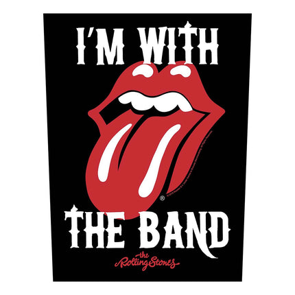 The Rolling Stones Classic Rock Back Patch - I'm with the Band