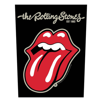 The Rolling Stones Classic Rock Back Patch - Plastered Tongue