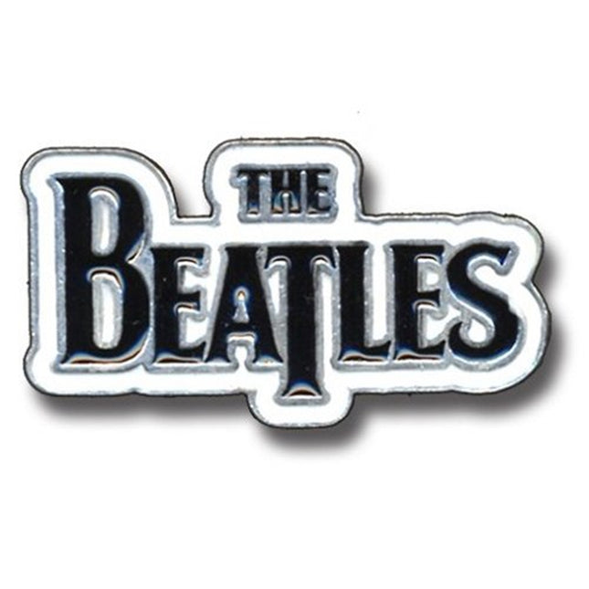 The Beatles Rock and Roll Iconic Metal Pin Badge - Drop T Logo