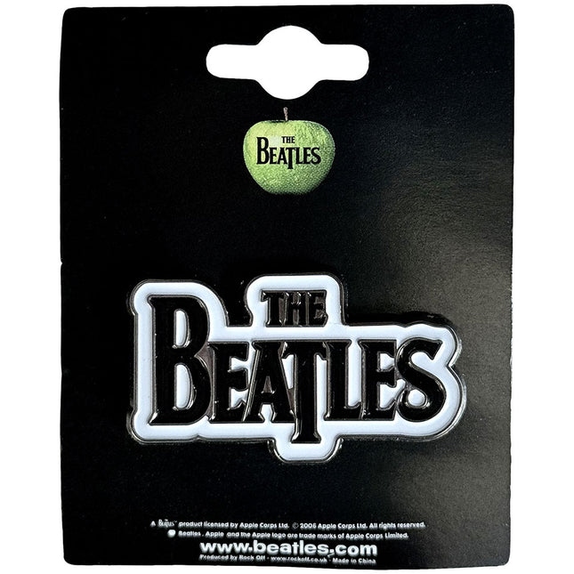 The Beatles Rock and Roll Iconic Metal Pin Badge - Drop T Logo