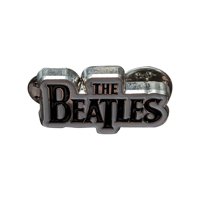 The Beatles Rock and Roll Iconic Metal Pin Badge - Drop T Logo