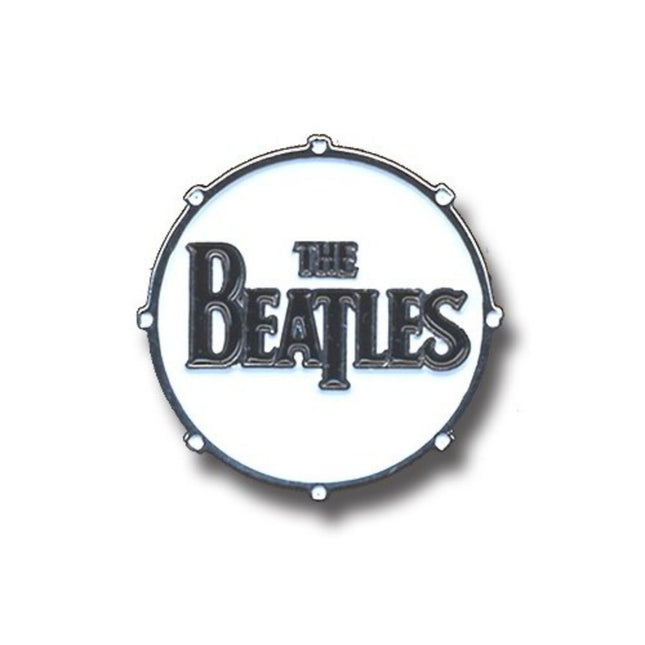 The Beatles Rock and Roll Iconic Metal Pin Badge - Drum Drop T Logo