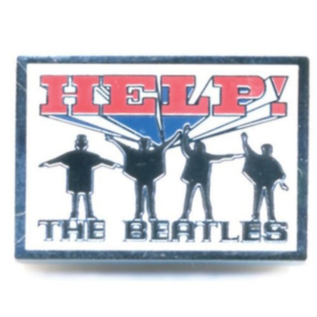 The Beatles Rock and Roll Iconic Metal Pin Badge - Help!