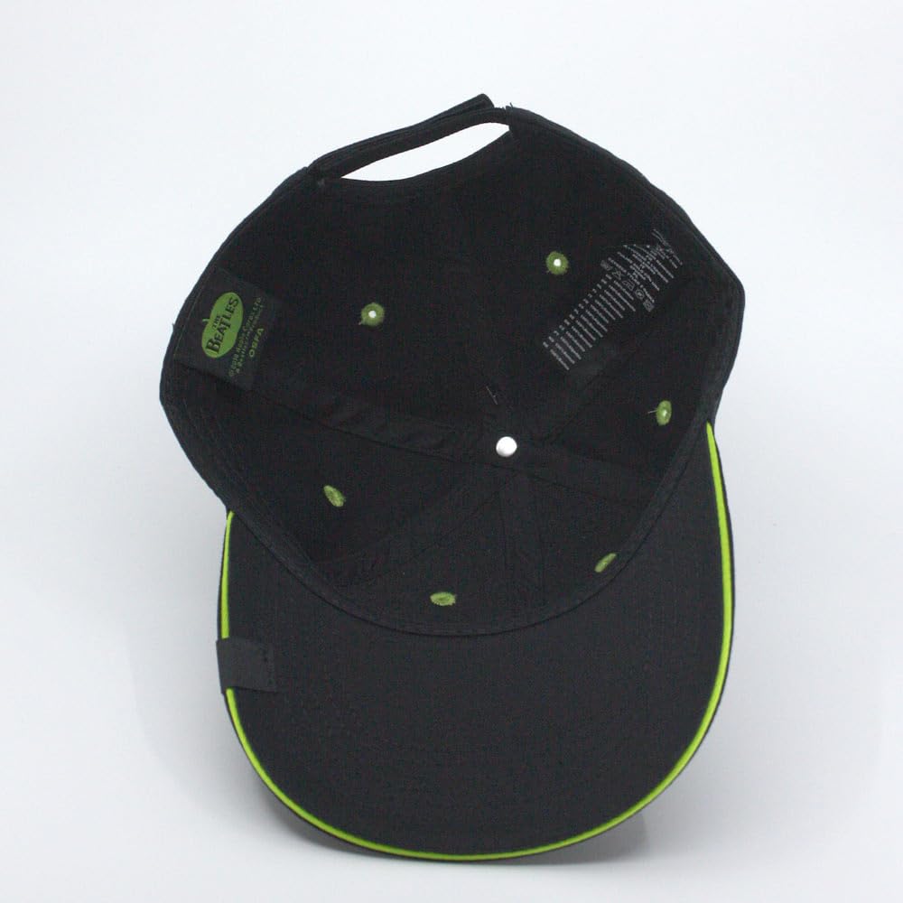 Pop Embroidered Low Profile Baseball Cap - 100% Brushed Cotton Twill, Adjustable Strap, Unstructured (Black) - View #8