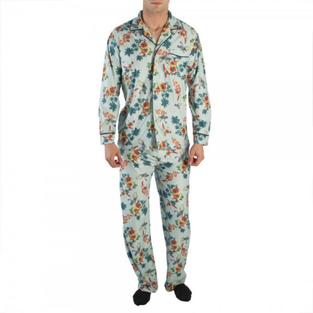 Batman Classic 66 Men Long Sleeve Sleep Wear Pajama Set