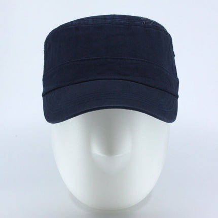 Embroidered Star Cotton Adjustable Military Army Cadet Cap