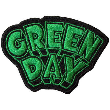 Green Day Standard Iron On Woven Patch Dookie Logo