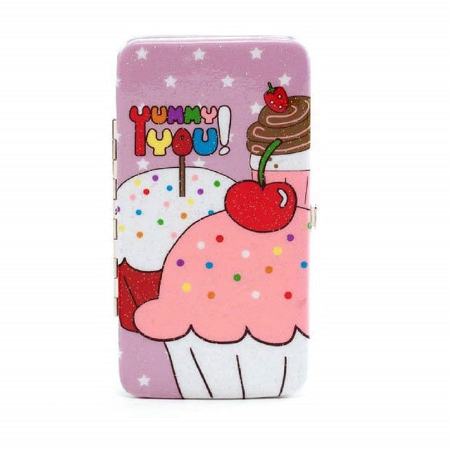 Yummy You Cupcake Juniors Pink Hinge Wallet