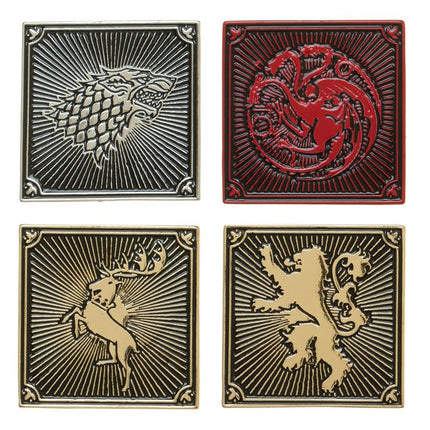Game of Thrones House Iconic Lapel Pin Badge Set