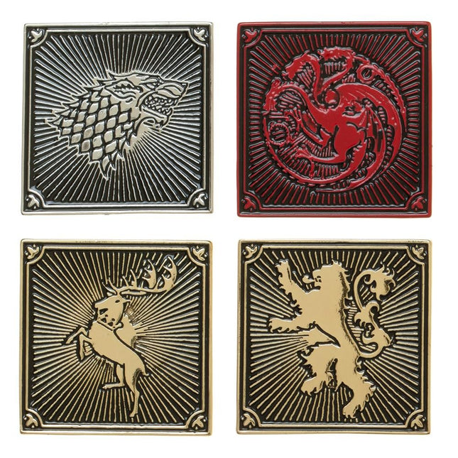 Game of Thrones House Iconic Lapel Pin Badge Set