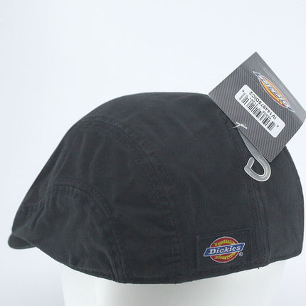 Dickies Cotton Ivy Hat Black Newsboy Cap Black Small