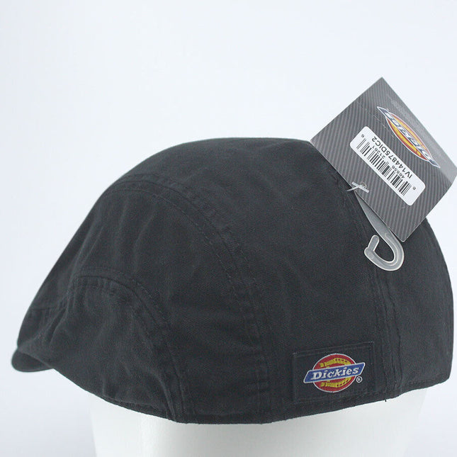Dickies Cotton Ivy Hat Black Newsboy Cap Black Small