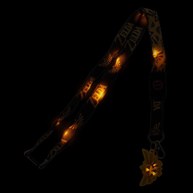 Nintendo NES Zelda Detachable Clip ID Holder LED Lanyard
