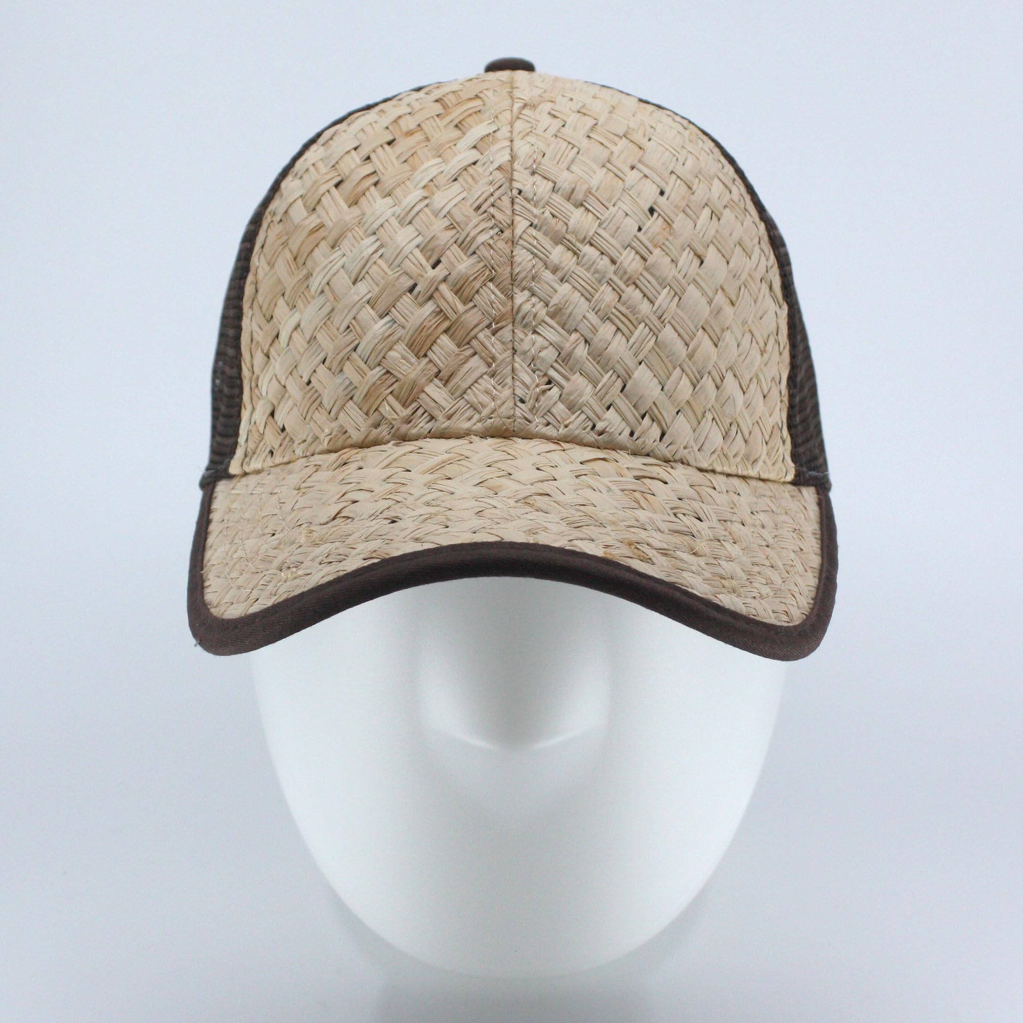 8411C-Straw Trucker Cap