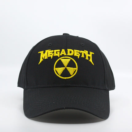 Megadeth Unisex Cotton Adjustable Baseball Cap Hazard Logo Black