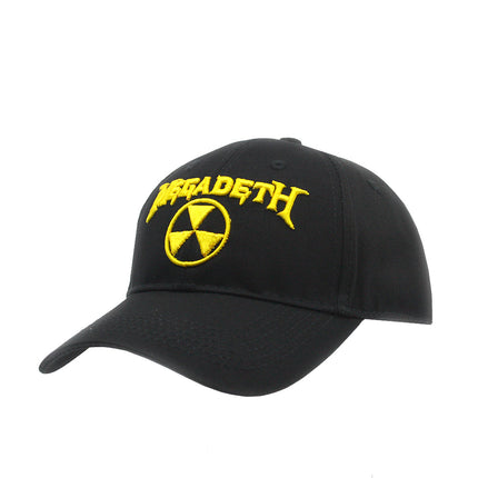Megadeth Unisex Cotton Adjustable Baseball Cap Hazard Logo Black