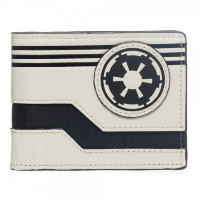 Star Wars Galactic Empire Logo Bi-fold Wallet White