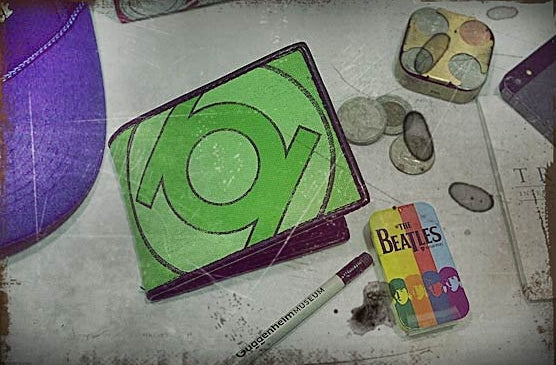 Green Lantern Slanted Logo BiFold Wallet