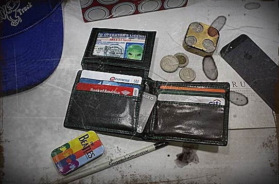 Green Lantern Slanted Logo BiFold Wallet
