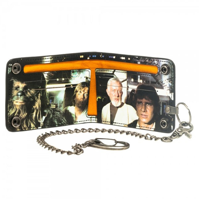 Star Wars Metal Rebel Bi-fold Snap Chain Wallet