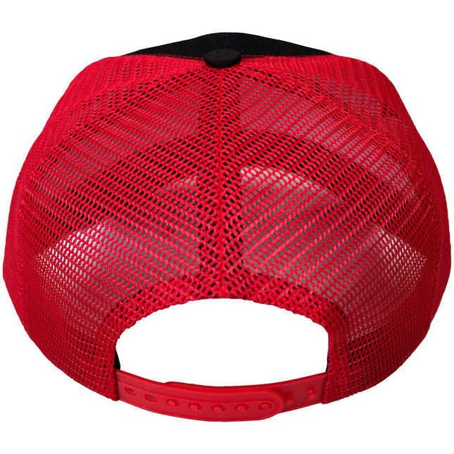 Pantera B&W Patch Unisex Cotton Adjustable Snapback Mesh Back Baseball Cap Black & Red