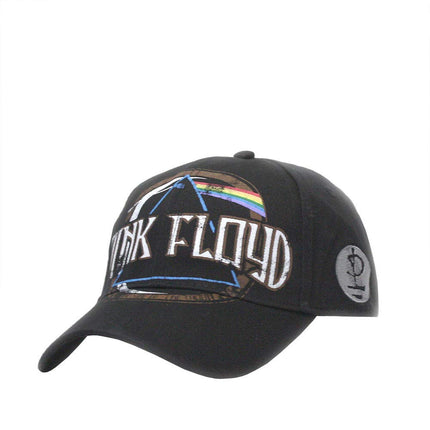 Pink Floyd Dark Side of the Moon Album Distressed Unisex Cotton Adjustable Baseball Cap Black