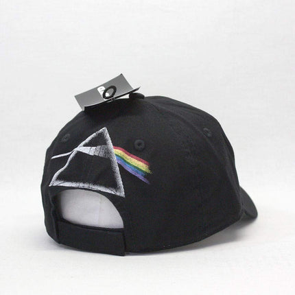 Pink Floyd Dark Side of the Moon Album Distressed Unisex Cotton Adjustable Baseball Cap Black