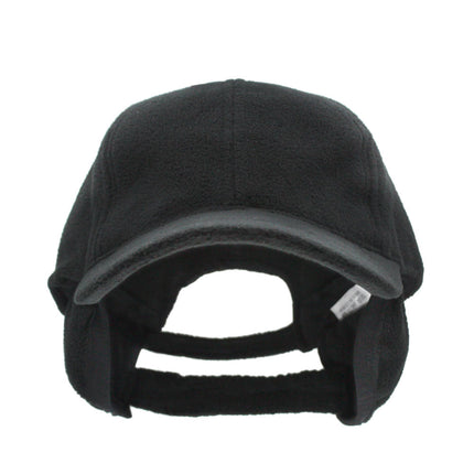 Fleece Low Profile Adjustable Baseball Cap w/ Earflaps