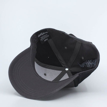 The Rolling Stones Classic Tongue Unisex Cotton 2-Tone Baseball Cap - Charcoal Grey & Black