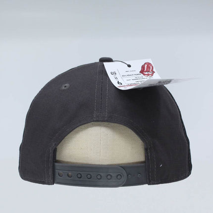 The Rolling Stones Classic Tongue Unisex Cotton 2-Tone Baseball Cap - Charcoal Grey & Black