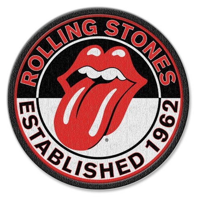 The Rolling Stones Est. 1962 Embroidered Woven Iron On Standard Patch