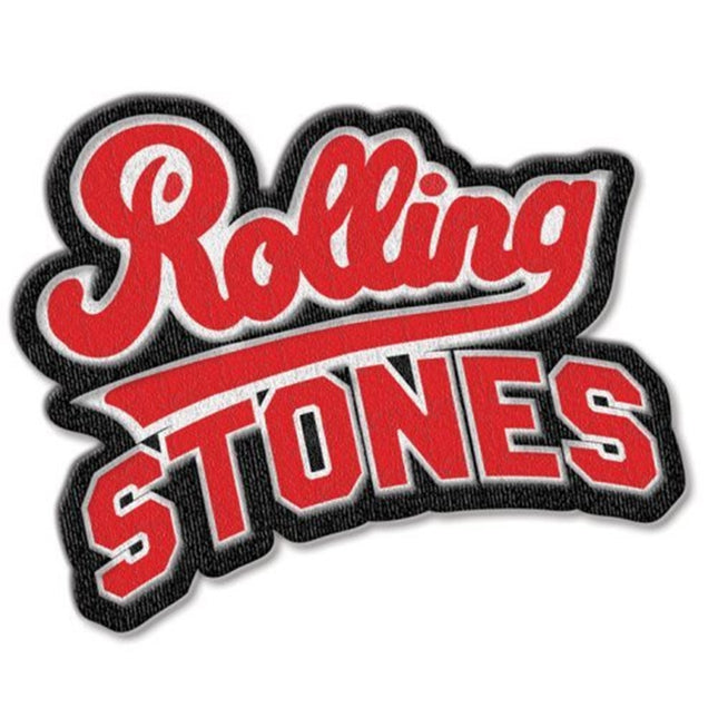 The Rolling Stones Team Logo Embroidered Woven Iron On Standard Patch