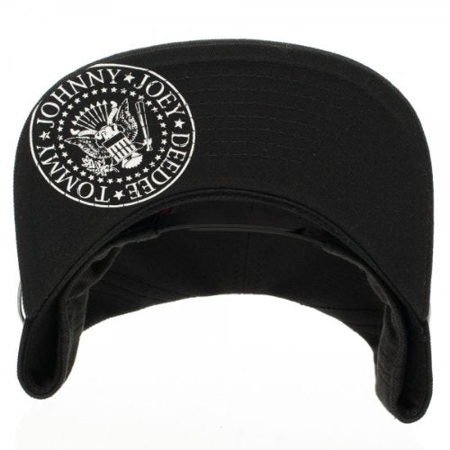 Ramones Hey HO Let's Go! Adjustable Snapback Baseball Cap Black