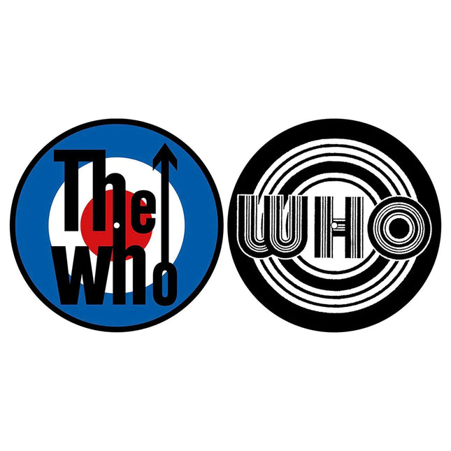 The Who Turntable DJ Slipmat Set - Mod Target 2 pack 12 Inches