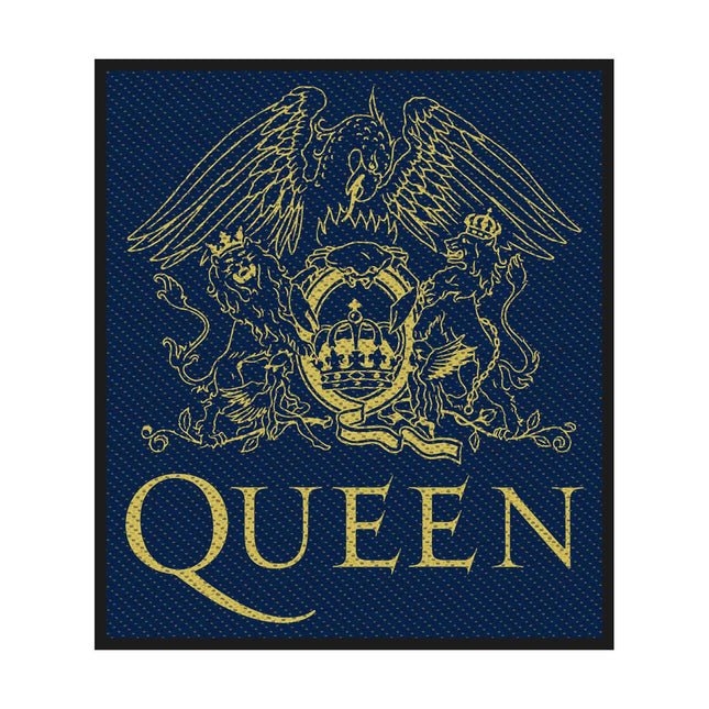 Queen Embroidered Woven Sew On Standard Patch - Crest